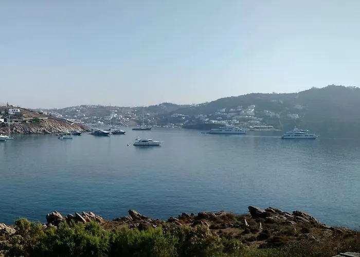 Beautiful House With Stunning Views In Costa Ilios Semesterbostad Mykonos Town